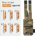 KRYDEX Tactical MOLLE Open-Top 5.56mm Mag Pouch, Single/Double/Triple with MOLLE Strap for M4 M16