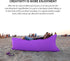 Generic Hammock Inflatable Couch Air Sofa Portable, Waterproof Anti Air Leaking Design Camping Chair for Traveling