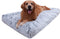 Vonabem XXL Washable Dog Bed, Waterproof Large Pet Bed, 48 inch Crate Bed for Jumbo Dogs, Plush Thick