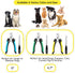 Candure Dog Nail Clippers - Professional Cat Nail Trimmers for Small to Medium Breeds with Safety Guard
