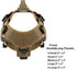 ICEFANG GN3 Tactical Dog Harness, XL (32"-40" Girth), Coyote Brown, 6X Buckle, No Pulling Front Clip