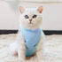 Kitten Onesies Blue S, Cat Recovery Suit for Abdominal Wounds, Anti Licking After Surgery Wear