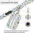 ARING PET Dog Waste Bag Dispenser, Cotton Doggy Poop Bags Holders Attach to Any Leashes, Portable Washable Dinosaur Pet