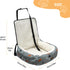 30 lbs, Dog Car Seat for Small Medium Dogs Under Fully Detachable and Washable Cat Booster Car Seats for Front & Black