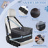 25lbs-Black PetsHome Dog Car Seat for Small Dogs, Detachable Washable Pet Booster Seat with Storage Pocket, Breathable