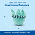 Barkbox Lady Liberty Ball 2-in-1 Dog Toy, Plush Squeaky Toy for Large Dogs