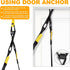 Resistance Training Kit, 2 Adjustable Bodyweight Resistance Bands with Handles, 1 Door Anchor, 5 Resistance Loop Bands