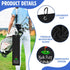 Hafhue Kick Put Grandpa Embroidered Golf Towel, Golf Gift for Dad, Grandpa, Birthday for Golf Fans