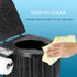 300LBS Portable Folding Toilet for Adults Camping, Weight Capacity Porta Potty with Removable Toilet Paper Holder