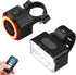 ONVIAN Smart Bike Tail Light Alarm and Rechargeable 1200 Lumen Bike Headlight