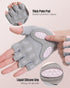 MitButy Workout Gloves for Men & Women Fingerless Gym Gloves for Weight Lifting, Crossfit, Fitness, Exercise & Training