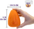 Chew King Premium Treat Dog Toy, Durable Natural Rubber, Bacon Flavored, Large, Orange