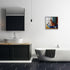 Stupell Industries Funny Cat Litter Box Reading Painting by Lucia Heffernan, Gray Framed Wall Art, 17 x 17, Multi-Color