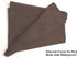 Dogbed4less 1 Pack Internal Duvet Case Waterproof Zipper Dog Bed Cover, 35"x20"X4" for Small Medium Memory Foam