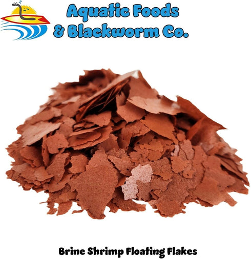 Aquatic Foods Inc. WL1/2-lb Brine Shrimp Flakes for Freshwater Cichlids, Angels, Tetras, Guppies, Marine Tangs