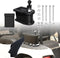 Golf Cart Ball Washer and Club Cleaner Kit, with Golf Towel, Universal for EZGO, Club Car, Yamaha