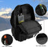 Pack Backpack Rover Sling Tactical Shoulder Sling Bag with Bottle Holder Crossbody Chest Bag, Black with Grey Patch