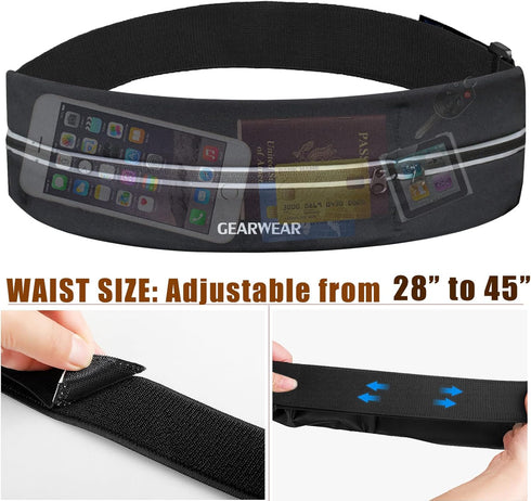 Running Belt | Adjustable Fanny Pack for Women and Men - Storage for Phone