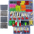 Smartonly1 226Pc Fishing Kit - Bionic Bass Trout Salmon Pike Lures with Tackle Box, Frog Minnow Popper Pencil Crank