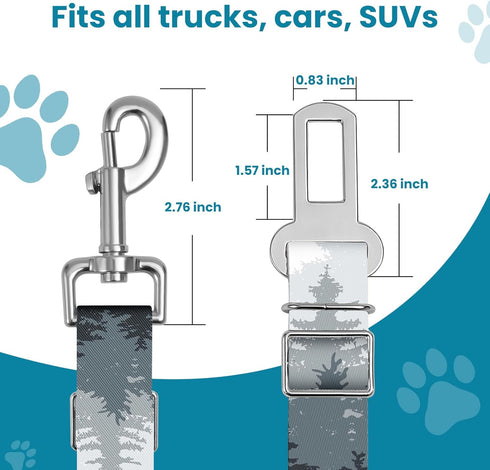HCYPCV 20 33 inches Adjustable pet cat and Dog car seat BeltThe Lanyard is Flexible and Adjustable from