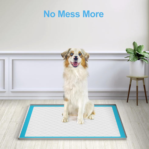 Filmicy 34 28 Pee Pad Holder for Dogs,Silicone Dog Puppy Pad Holder, x No Spill Raised Lip High Edge,Portable