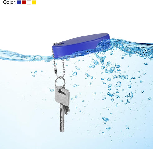 PATIKIL Floating Keychains Marine Sailing Oval Key Chain Buoyant Keyrings for Outdoor Sports Boating