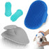 Generic 4Pcs Dog Bath Brush Set Non-Slip Shampoo Brush Anti-Slip Adjustable Massage Scrubber