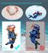 2-Pack Cute Little Diver Aquarium Decorations | Floating Accessories for Fish Tanks