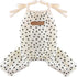 Dog Pajamas Summer Clothes for Small Dogs, Star Strap Puppy Onesie Pjs for Doggie, Beige, XL