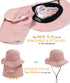 Waterproof Sun Hat for Women, Men's Packable Rain Hat, UPF50+ Bucket Safari Fishing Hat