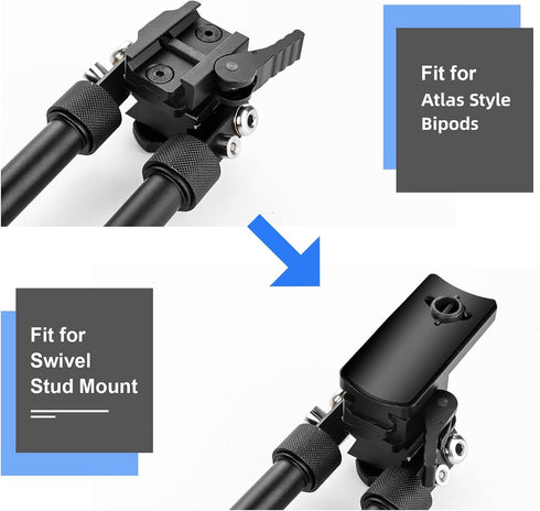 JINSE Sling Swivel Stud Rail Mount