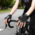 OVOY Men & Women Fingerless Gym Gloves - Anti-Slip Breathable Workout Gloves for Weightlifting, Cycling, Training