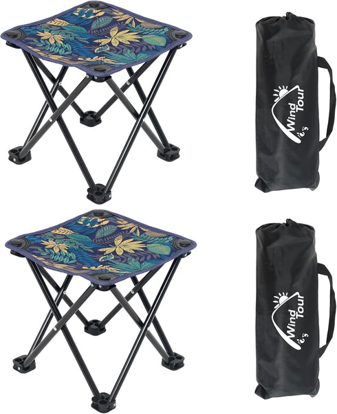Wind Tour Portable Folding Camping Stool Outdoor Camping Lightweight Samll Chair for Fishing Hiking