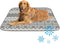imiBBWQu Cooling Mat for Dogs Grey Stripes Green Pet Cooling Mat Washable Summer