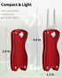 GreenHaven Golf Divot Repair Tool 2-6 Pack, Foldable Metal Green Tool with Magnetic Putt Alignment Marker