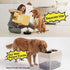 JASGOOD Large Dog Feeder Slow Eating Bowl, Elevated Diners Replacement Bowl (Black, Large, Fit Opening 8.9"-9.25")