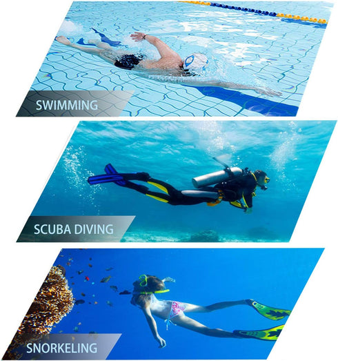 Snorkel Mask Snorkeling Set for Adults and Youth, Full Dry Snorkel Swim Goggles for Diving and Swimming