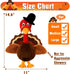 Squeaky Dog Toys, Turkey Squeaky Toys with Cotton Rope and Crinkle, Gifts for Small Medium and Large Dogs