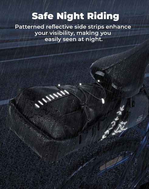 KEMIMOTO 13L Bike Saddle Bag - Waterproof Large Capacity Adjustable Cycling Storage Accessories