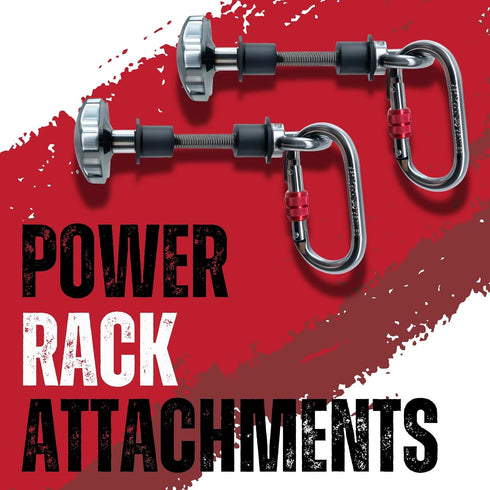 GUEMORVE 2PCS 2x2 3x3 (1/2" 1" Stainless Steel Power Rack Attachments Universal Fit for & Frames & Holes) Zero-Wobble