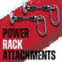 GUEMORVE 2PCS 2x2 3x3 (1/2" 1" Stainless Steel Power Rack Attachments Universal Fit for & Frames & Holes) Zero-Wobble