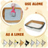 5 Pack Small Disposable Litter Kitten Box, Paper Cat Litter Tray for Indoor Outdoor Small Animals