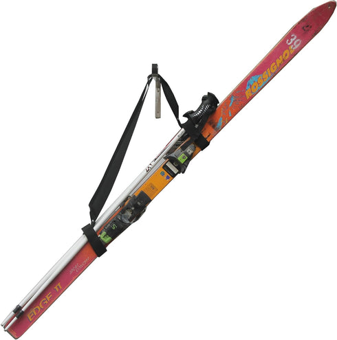 YYST Ski Tote | Backpack Carrier for Skis and Poles | Ski and Pole Carry Sling Strap - Free Your Hand!