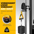 Gym Equipment Cable Attachments for Home Workout, Heavy Duty Exercise Handle for Weight Strength Trainer