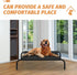 Pet Bed Mesh Elevated Dog Bed, Breathable Indoor Pet Hammock, Detachable Dog Bed for Puppy Sleeping