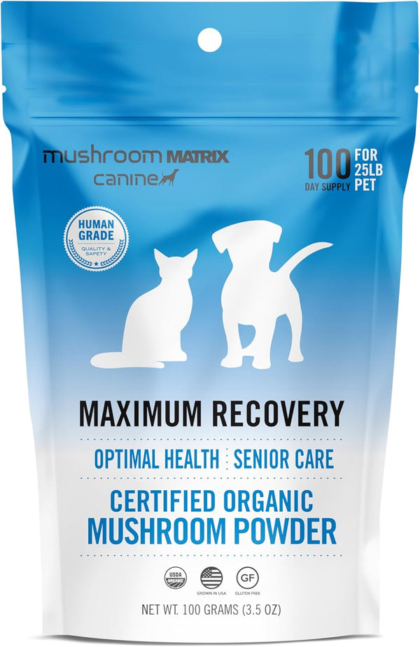 Om Mushroom Matrix Pet - Canine | Maximum Recovery | USA Grown