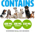 Glucosamine for Dogs with Chondroitin and MSM - 120 Chewable Tablet Treats for Dog Mobility Support and Arthritis Pain