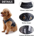 SILD Pet Clothes - Cool Blue Denim Dog Jeans Jacket for Small Medium Dogs - Vintage Washed Lapel Vests Hoodies (XS,
