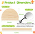 Cubolar Pine Chicken Perch with Mirror, Strong Chick Jungle Gym Roosting Bar, Chicken Toys for Coop and Brooder