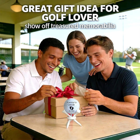 Gollfaqqfeel 2026 3 Uncle Gift for Fathers Day, to New Uncle, Promoted to Uncle Pregnancy Announcement Golf Gifts